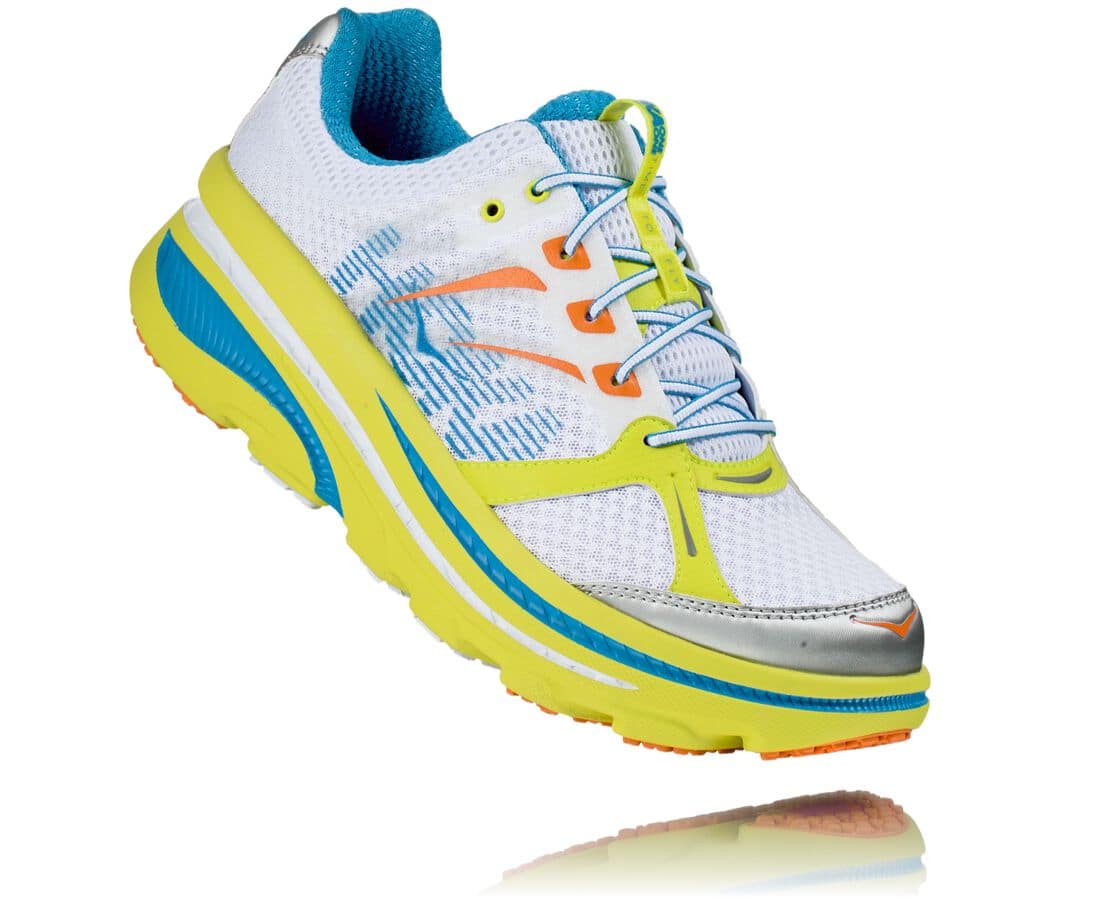 Hoka One One Bondi B Herren Straßenlaufschuhe Weiß | (DE-0738PIDJB)